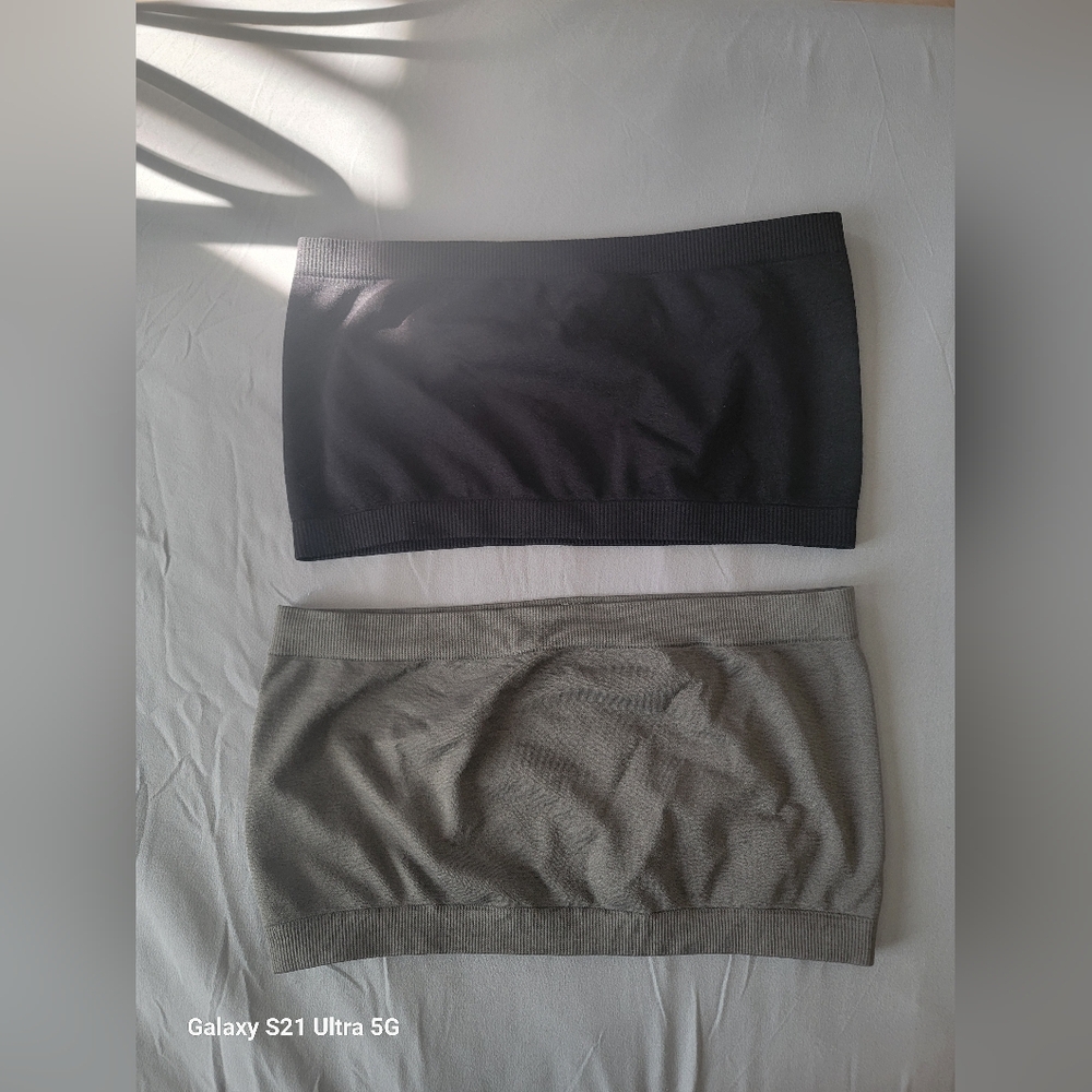 Bandeau tops set of 2 one size